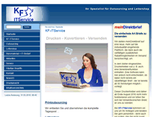 Tablet Screenshot of kf-itservice.de